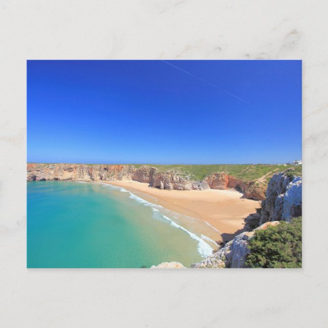 Postal Praia do Beliche (Anverso)