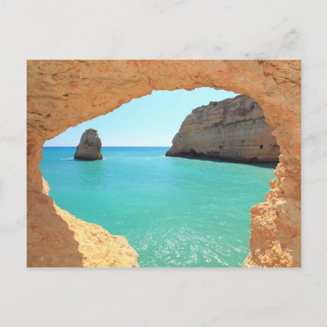 Postal Praia do Carvalho (Anverso)