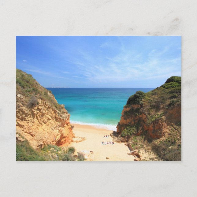 Postal Praia do Pinhao (Anverso)
