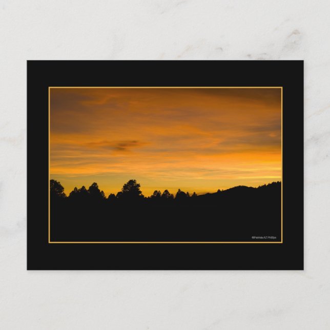 Postal Prairie Hills At Sunset (Anverso)