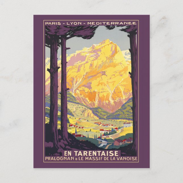 Postal Pralognan de la Vanoise (Anverso)