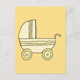 Postal Pram Baby Amarillo.