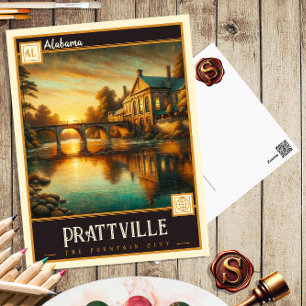 Postal Prattville, Alabama Vintage