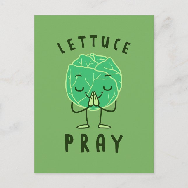 Postal Pray Lettuce (Anverso)