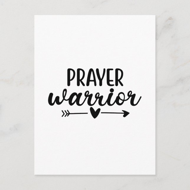 Postal Prayer Warrior  (Anverso)