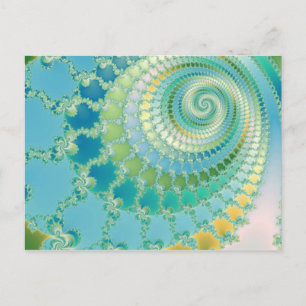 Postal Pre-Life - Postcard fractal