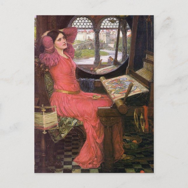 Postal Pre-Raphaelite De John William Waterhouse (Anverso)