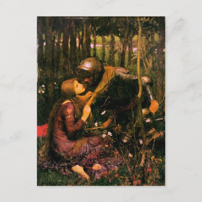 Postal Pre-Raphaelite De John William Waterhouse (Anverso)