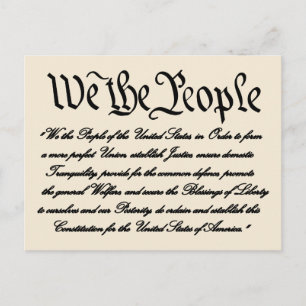 Postal Preámbulo de Estados Unidos