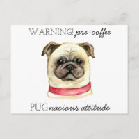 Precafé Actitud pugnante con Pug