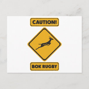 Postal Precaución - SpringBoks Cruzando