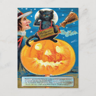 Postal Precauciones de Hallowe