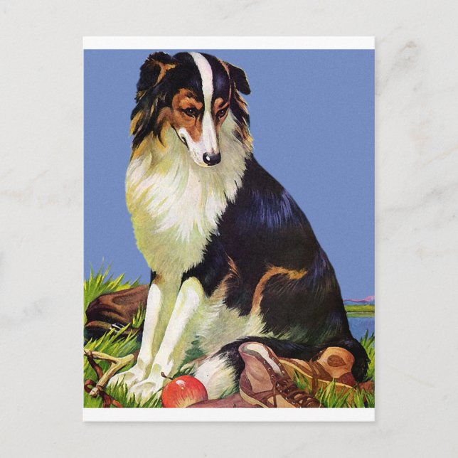 Postal Precioso Mascota familiar (Anverso)