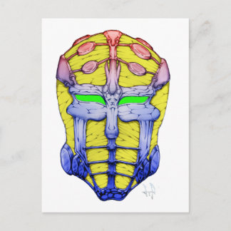 Postal Precipitación metalizado