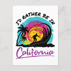 Postal Preferiría Estar En El Recuerdo De Viajes De Calif