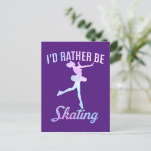 Postal Preferiría estar patinando
