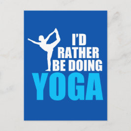 Postal Preferiría Hacer Yoga