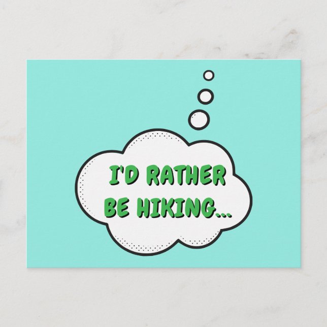 Postal Prefiero andar (Anverso)