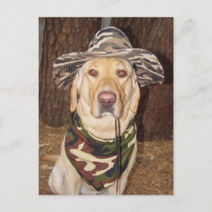 Postal Prefiero estar cazando