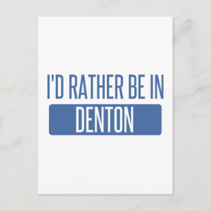 Postal Prefiero estar en Denton