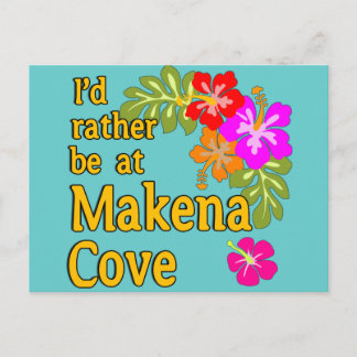 Postal Prefiero estar en Makena Cove Hawaii