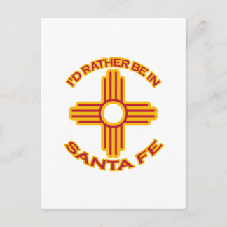 Postal Prefiero estar en Santa Fe