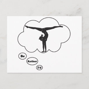 Postal Prefiero hacer gimnasia