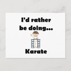 Postal Prefiero hacer Karate