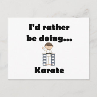 Postal Prefiero hacer Karate