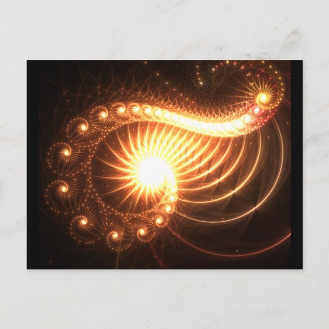 Postal Pregunta cósmica (Anverso)