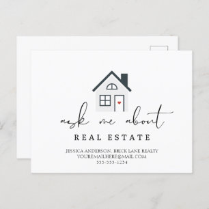 Postal Pregúntame sobre el marketing en inmobiliaria