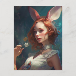 Postal Preguntar a Alice