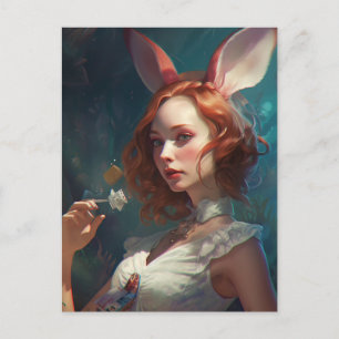 Postal Preguntar a Alice