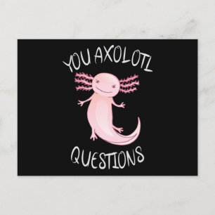 Postal Preguntas axolotl