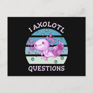 Postal Preguntas axolotl
