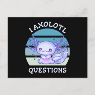 Postal Preguntas axolotl