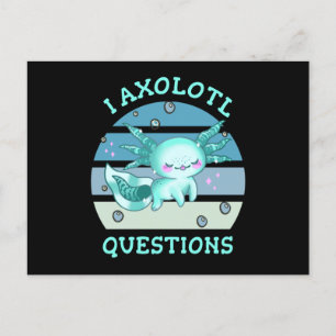 Postal Preguntas axolotl