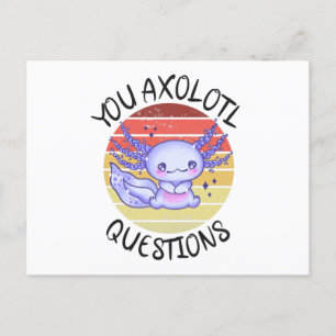 Postal Preguntas axolotl