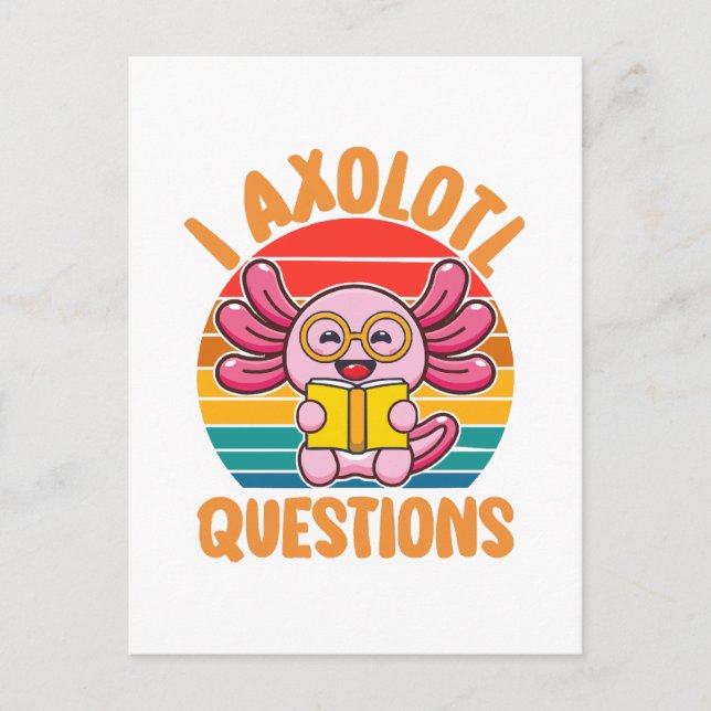 Postal Preguntas de Ajolote (Anverso)