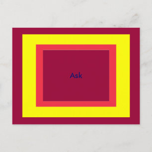 Postal ¡Pregúntenle! UCreate Ask jGibney Zazzle