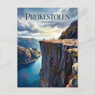 Postal Preikestolen Noruega