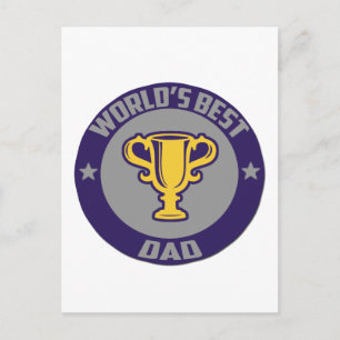 Postal Premio al Mejor Papá del Mundo