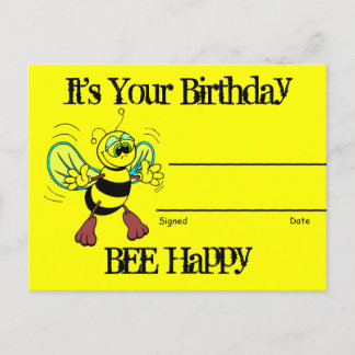 Postal Premio de Reconocimiento de Cumpleaños