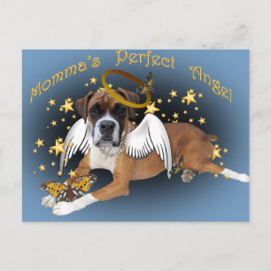 Postal Prendas y regalos de Boxer Momma's Angel