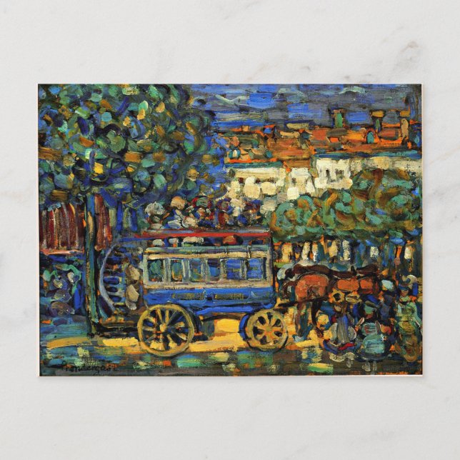 Postal Prendergast - París Omnibus (Anverso)