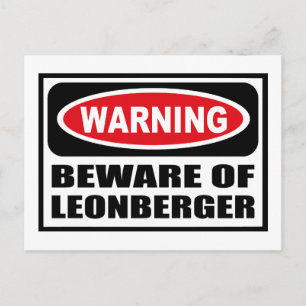 Postal PREOCUPACIÓN DE LA Postcarta DE LEONBERGER