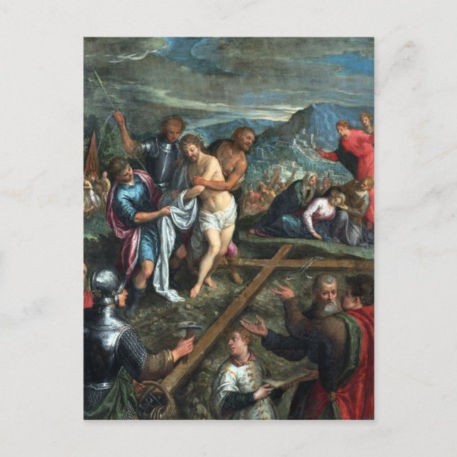 Postal Preparación de la crucifixión (Anverso)