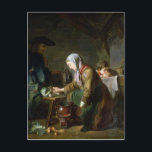 Postal Preparación de una comida<br><div class="desc">Preparación de una comida | por Nicolas-Bernard Lepicie | Ubicación del arte: Musee des Beaux-Arts,  Rennes,  Francia | Artista francés | Número de colección de imágenes: XIR218973</div>