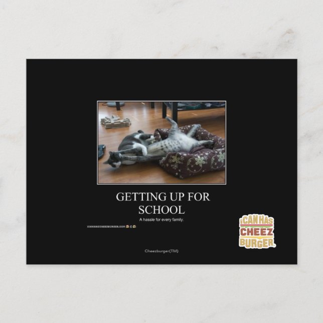 Postal Prepararse Para La Escuela (Anverso)