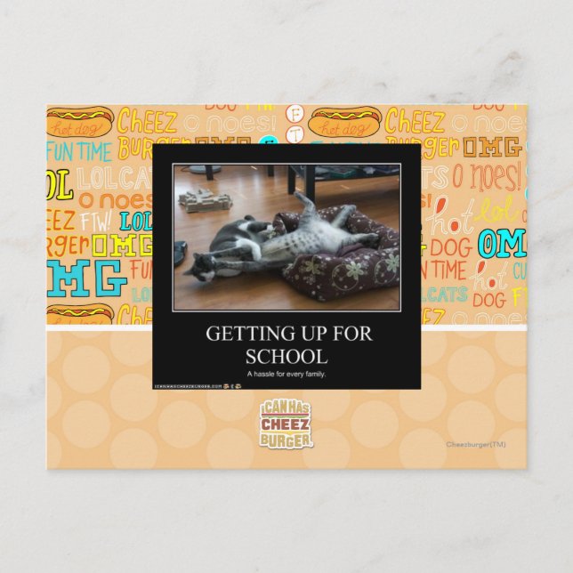 Postal Prepararse Para La Escuela (Anverso)